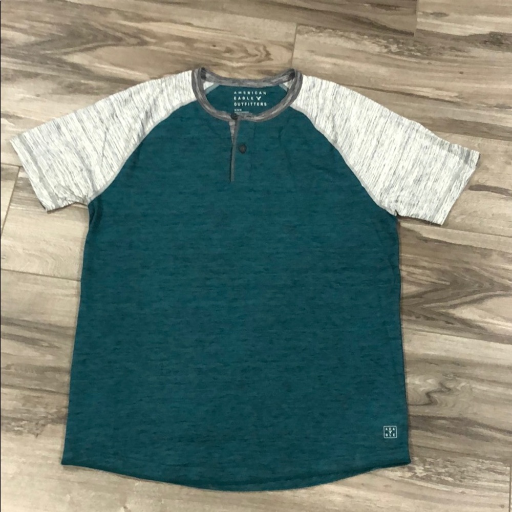 🦅 Mens Medium America Eagle/T Shirt/Blue/Green🦅